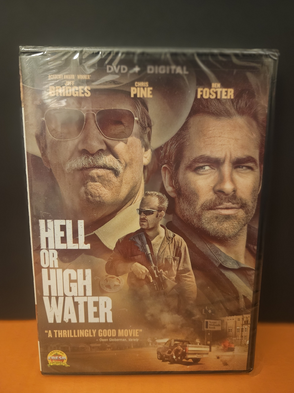 Hell or High Water Movie Poster Wall Art - Brown Tones